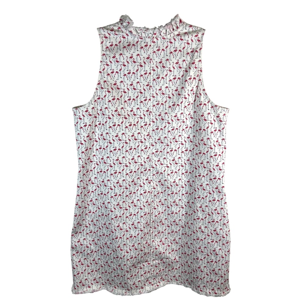Tommy Bahama Flamingo Print Sleeveless Dress XL - Picture 7 of 9